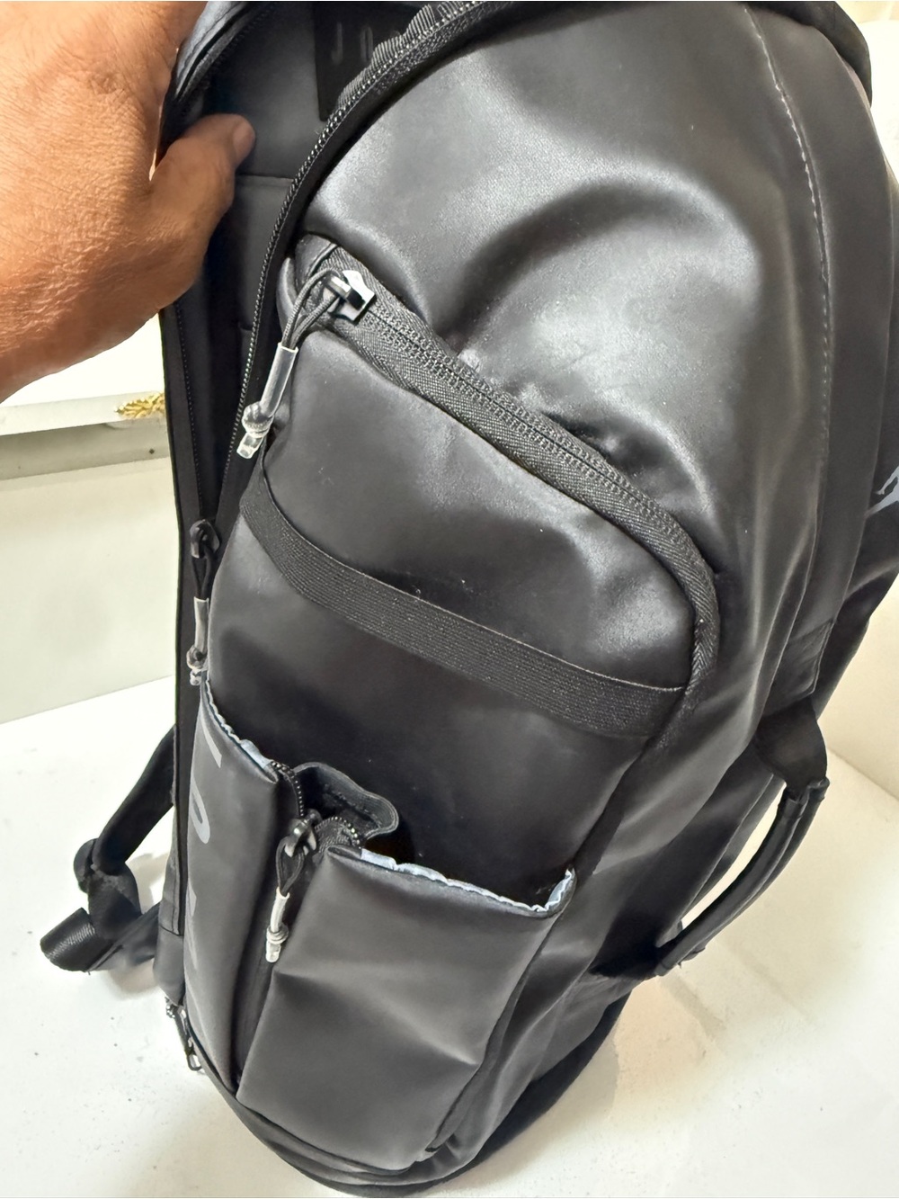 Jordan Black Men's Athletic Backpack with Subtle Jumpman - Picture 11 of 15
